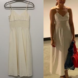 Zara Midi Dress with adjustable strap 30% linen